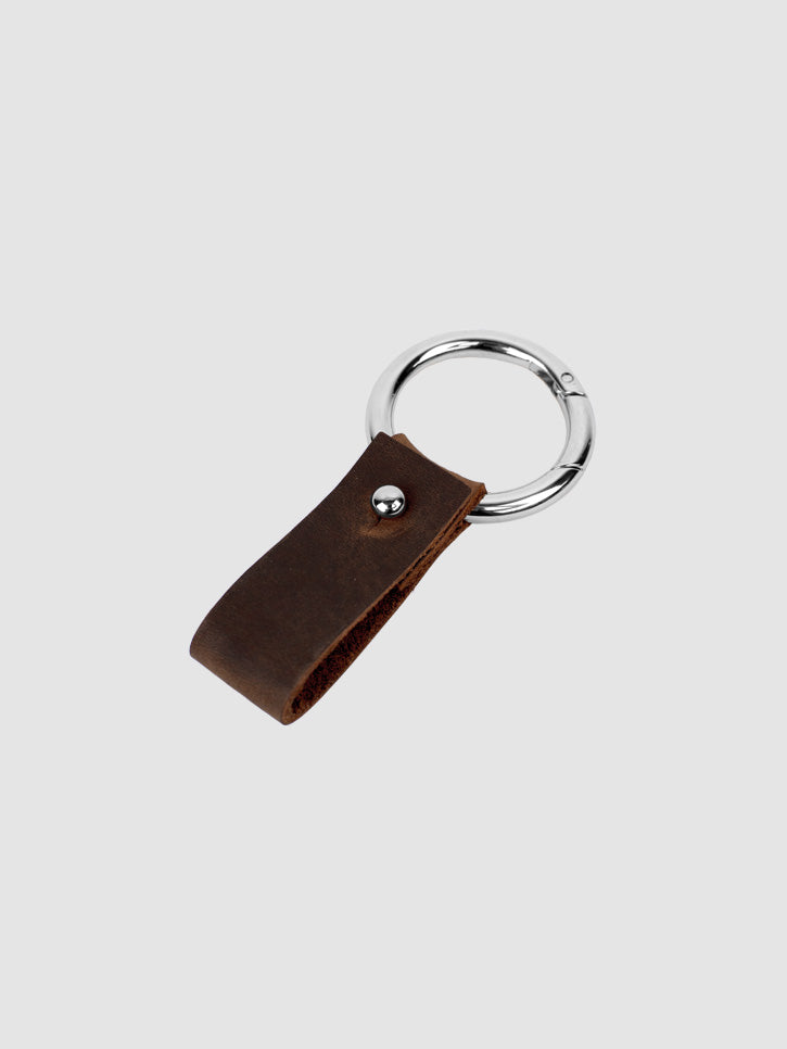 SONYA LEE | LEYLAND | LEATHER BELT LOOP KEYCHAIN | Made in Canada.