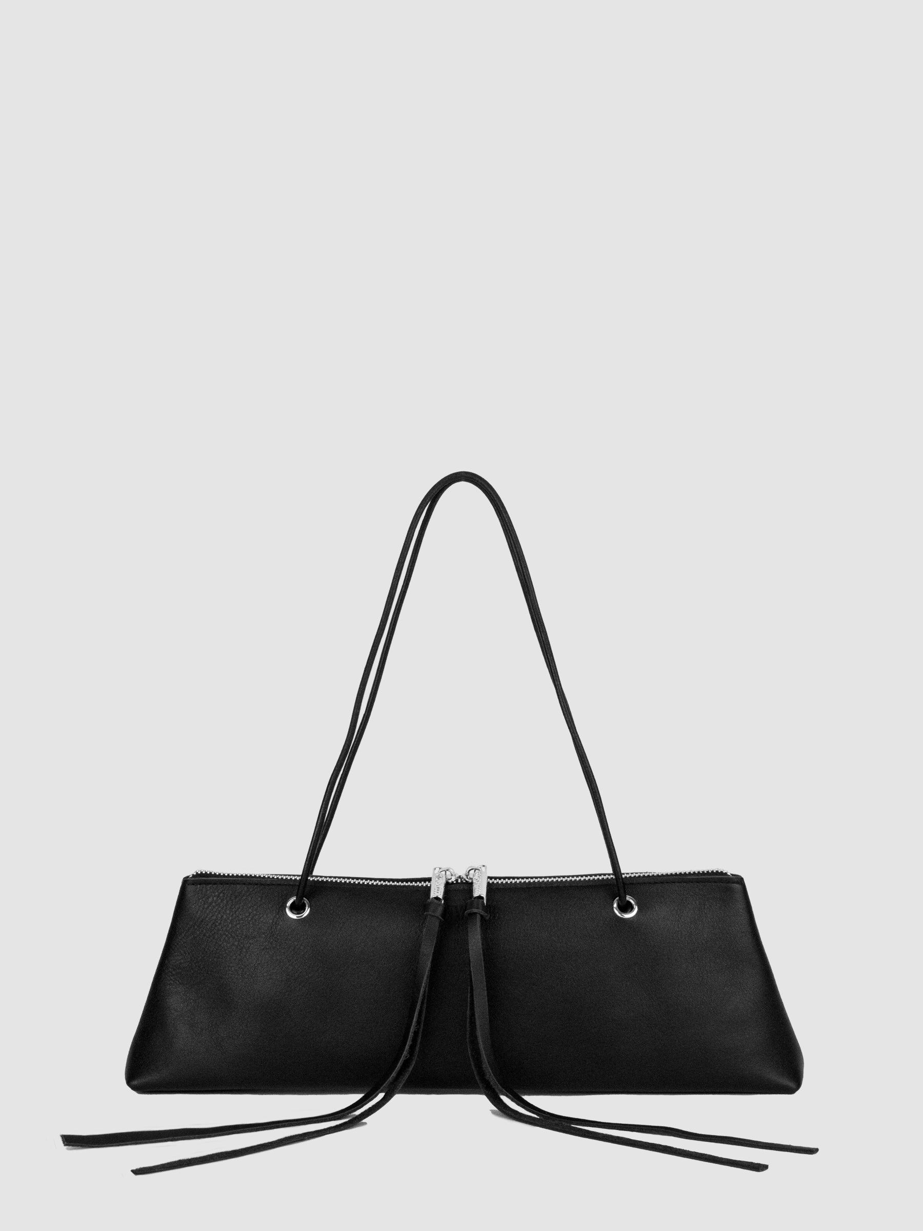 SONYA LEE | MAYA | BLACK BAGUETTE BAG | Handmade in Canada.