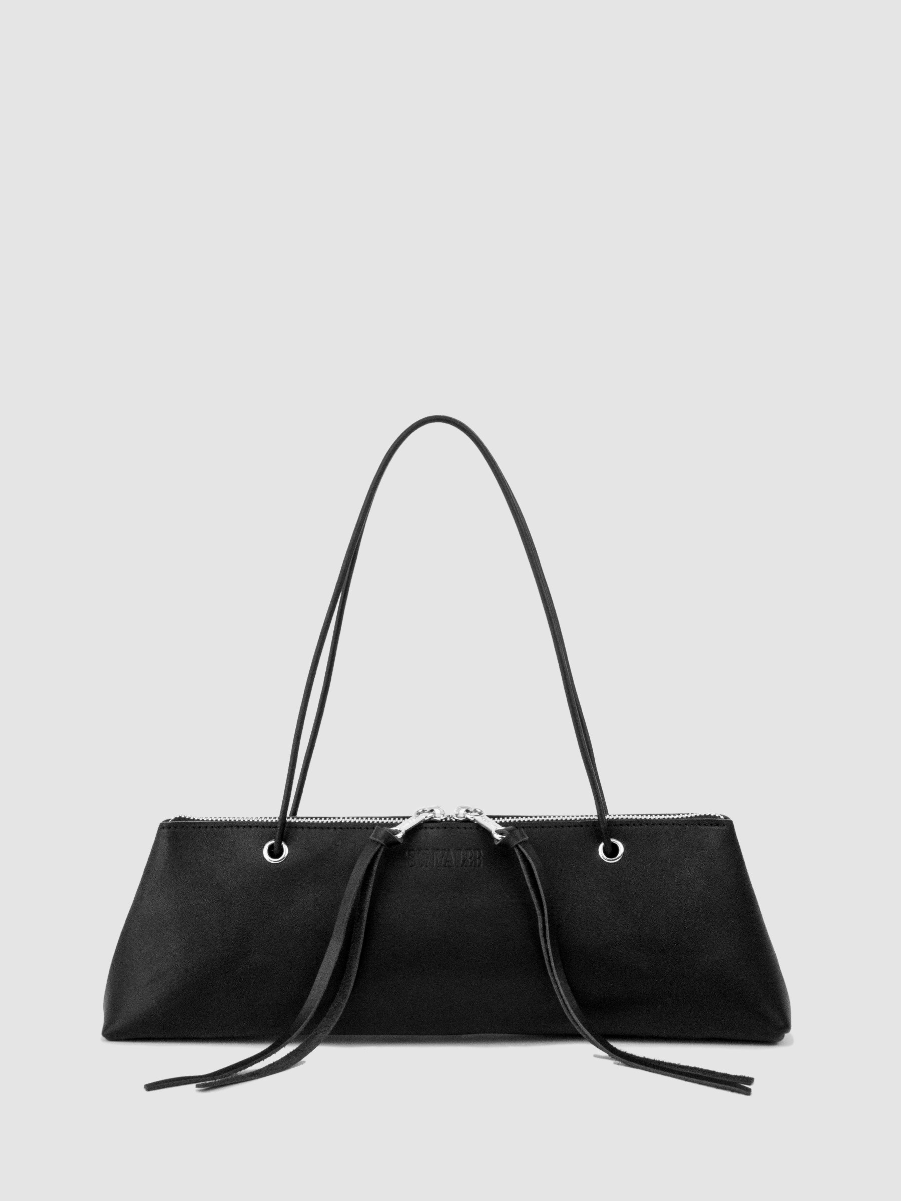 SONYA LEE | MAYA | BLACK BAGUETTE BAG | Handmade in Canada.