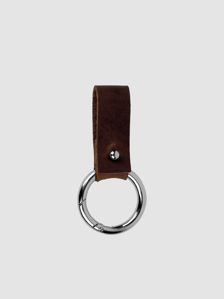 SONYA LEE | LEYLAND | LEATHER BELT LOOP KEYCHAIN | Made in Canada.