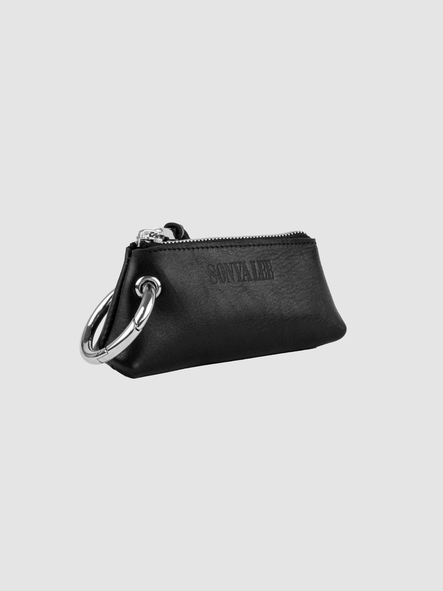 SONYA LEE | MICRO MAYA | LEATHER ZIPPER POUCH | Made in Canada.